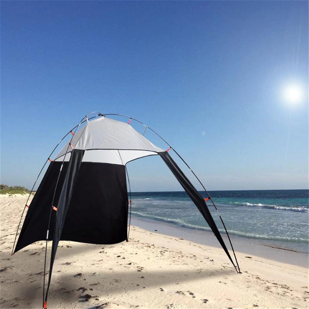 Cheap Goat Tents Outdoors Canopy Beach Shelter Lightweight Sun Shade Tent Waterproof Tent Garden Sun Awning For Beach Camping Travel Accessories   